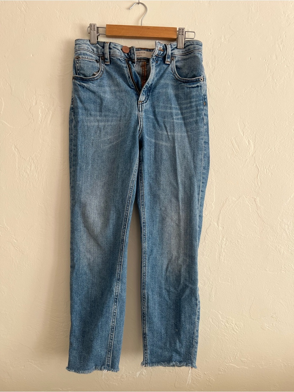 ASOS High-Rise Light Blue Denim Jeans